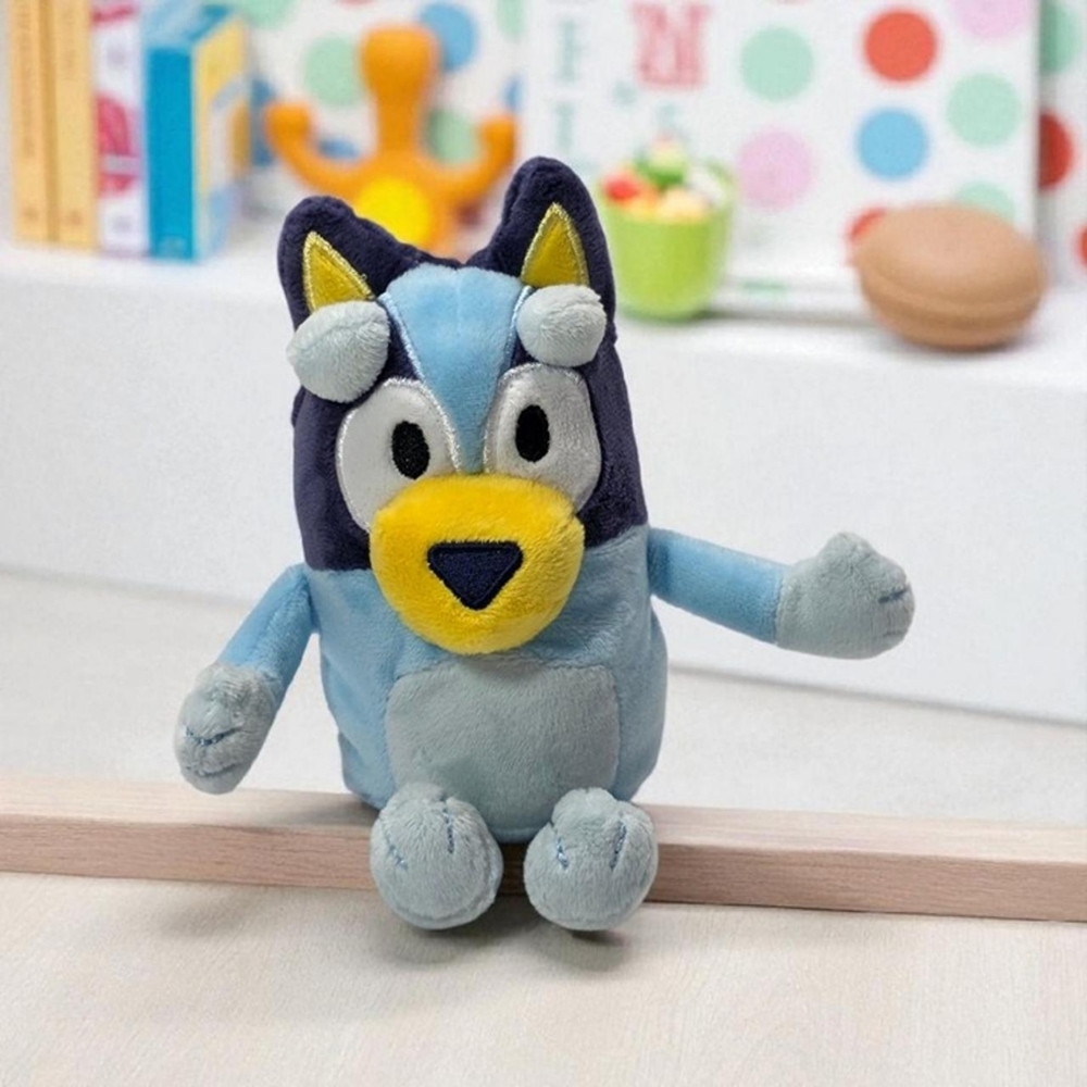 Bluey Plush Toy 8" Stuffed Animal Puppy Dog Cartoon Queensland Heeler